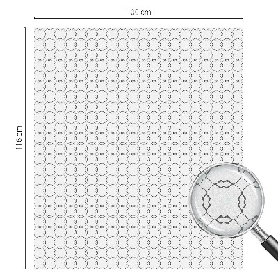 Naklejka witraż na szybę mleczna Geometryczne linie