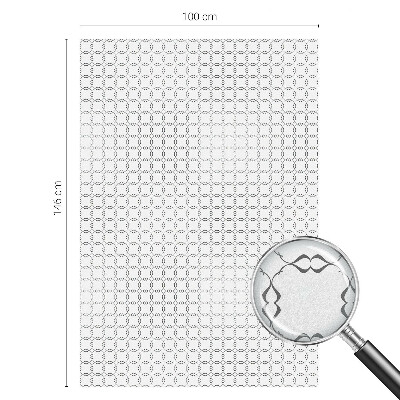 Naklejka witraż na szybę mleczna Geometryczne linie