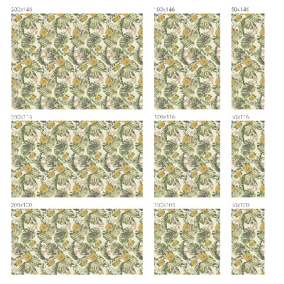 Folia mleczna na okno wzór witraż Tropikalny motyw