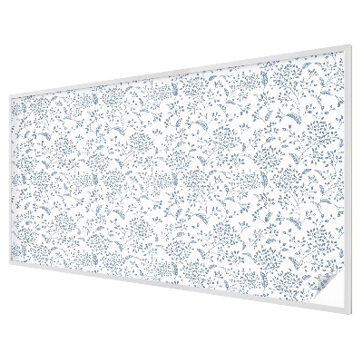 Naklejka witraż na szybę mleczna Roślinny motyw