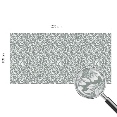 Folia okienna dekoracyjna witraż Liściasta elegancja