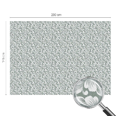 Folia okienna dekoracyjna witraż Liściasta elegancja