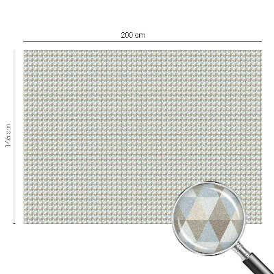 Folia okienna dekoracyjna witraż Geometryczne trójkąty