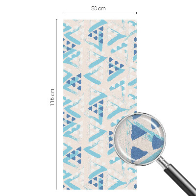 Folia okienna dekoracyjna witraż Geometryczne wzory