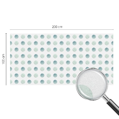 Witraż przyklejany na okno folia matowa Delikatne kręgi