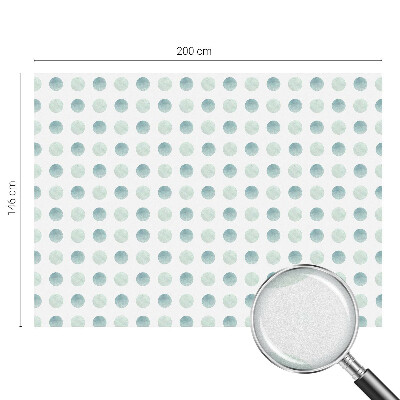 Witraż przyklejany na okno folia matowa Delikatne kręgi