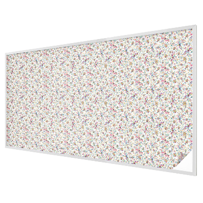 Witraż przyklejany na okno folia matowa Barwna egzotyka