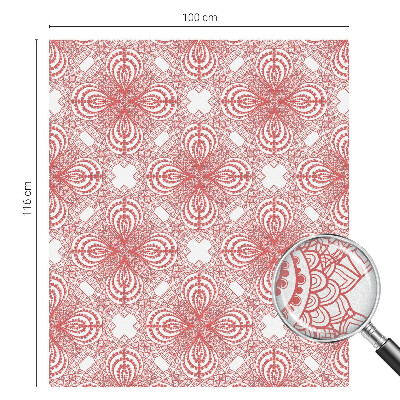 Witraż przyklejany na okno folia matowa Koronkowe wzory