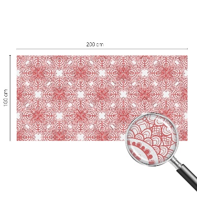 Witraż przyklejany na okno folia matowa Koronkowe wzory