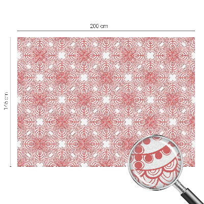 Witraż przyklejany na okno folia matowa Koronkowe wzory