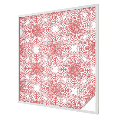 Witraż przyklejany na okno folia matowa Koronkowe wzory