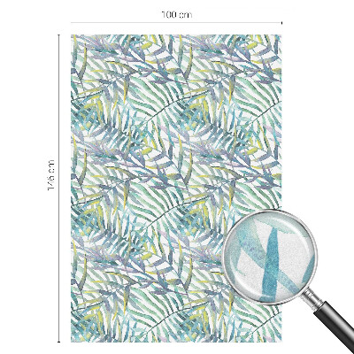 Folia okienna dekoracyjna witraż Tropikalna akwarela