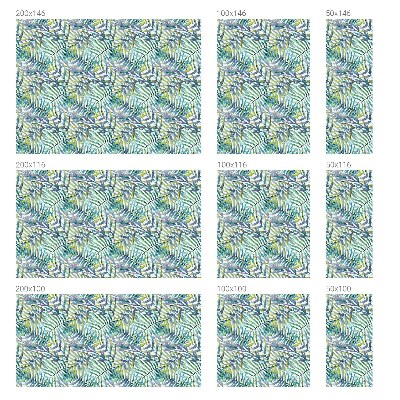 Folia okienna dekoracyjna witraż Tropikalna akwarela