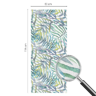 Folia okienna dekoracyjna witraż Tropikalna akwarela