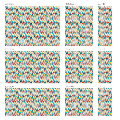 Folia okienna dekoracyjna witraż Kolorowe kwadraty