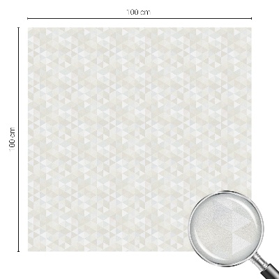 Witraż przyklejany na okno folia matowa Geometryczne wzory