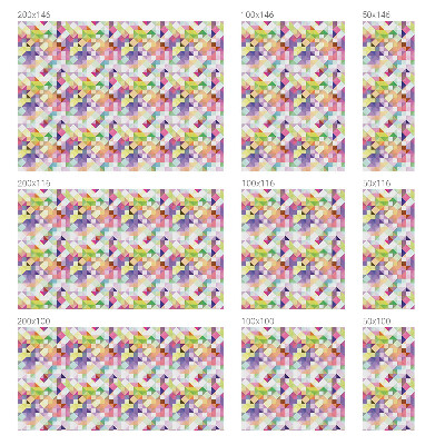 Folia mleczna na okno wzór witraż Abstrakcyjna mozaika