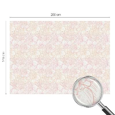 Folia okienna dekoracyjna witraż Kwiatowa elegancja