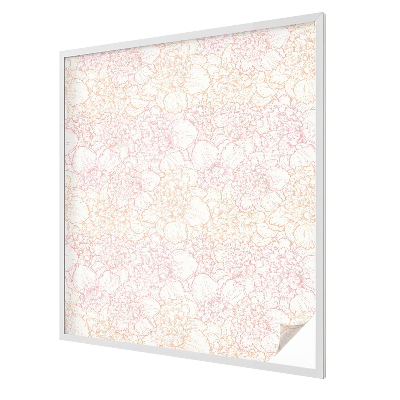 Folia okienna dekoracyjna witraż Kwiatowa elegancja