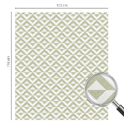 Witraż przyklejany na okno folia matowa Geometryczne romby