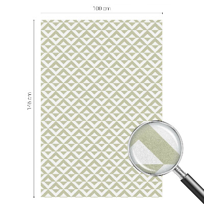 Witraż przyklejany na okno folia matowa Geometryczne romby