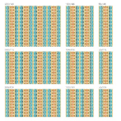 Folia okienna dekoracyjna witraż Geometryczne motywy