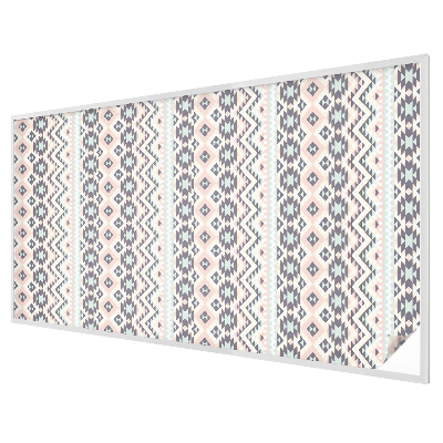 Witraż przyklejany na okno folia matowa Pastelowa geometria