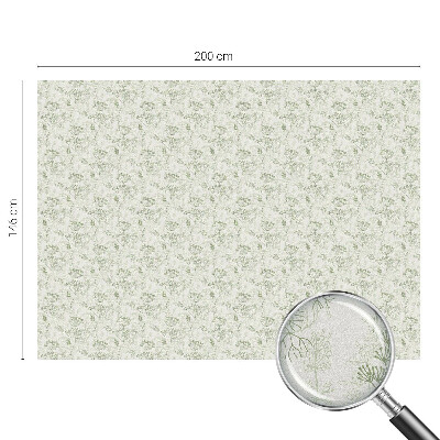 Witraż przyklejany na okno folia matowa Botaniczny wzór