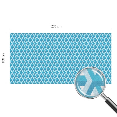 Naklejka witraż na szybę mleczna Geometryczne sześciany