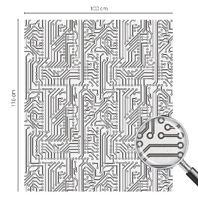 Folia okienna dekoracyjna witraż Techniczny motyw