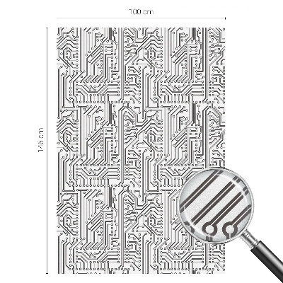 Folia okienna dekoracyjna witraż Techniczny motyw