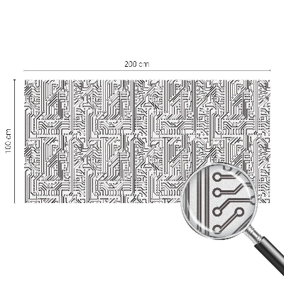 Folia okienna dekoracyjna witraż Techniczny motyw