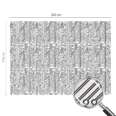 Folia okienna dekoracyjna witraż Techniczny motyw