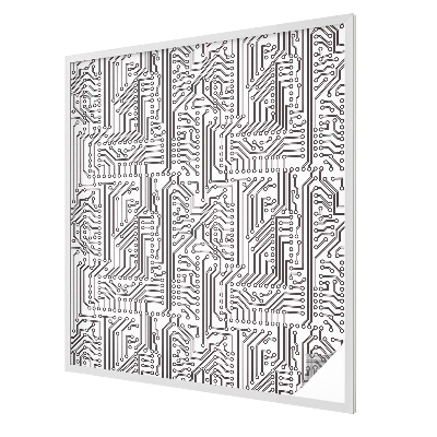 Folia okienna dekoracyjna witraż Techniczny motyw