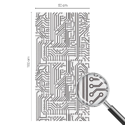 Folia okienna dekoracyjna witraż Techniczny motyw
