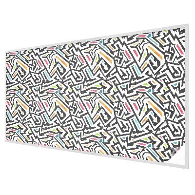 Folia mleczna na okno wzór witraż Abstrakcyjna geometria