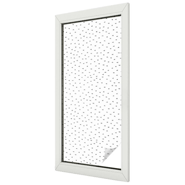 Folia okienna dekoracyjna witraż Geometryczne trójkąty