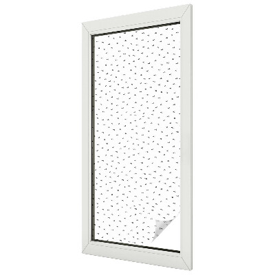 Folia okienna dekoracyjna witraż Geometryczne trójkąty