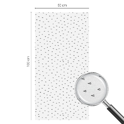 Folia okienna dekoracyjna witraż Geometryczne trójkąty