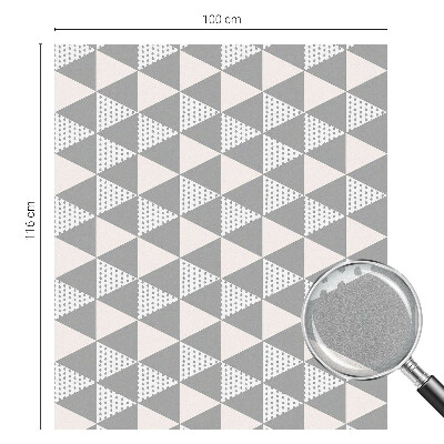 Naklejka witraż na szybę mleczna Nowoczesna geometria