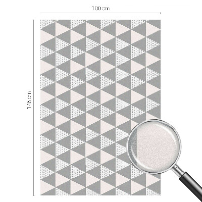 Naklejka witraż na szybę mleczna Nowoczesna geometria