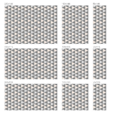 Naklejka witraż na szybę mleczna Nowoczesna geometria