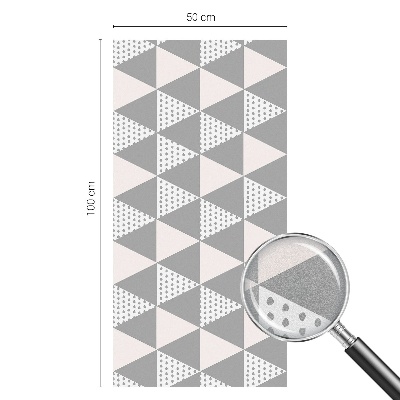 Naklejka witraż na szybę mleczna Nowoczesna geometria