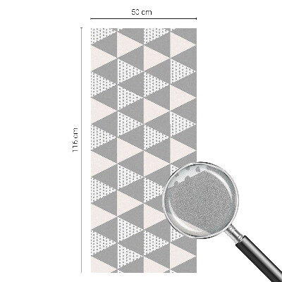 Naklejka witraż na szybę mleczna Nowoczesna geometria