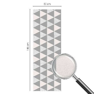 Naklejka witraż na szybę mleczna Nowoczesna geometria