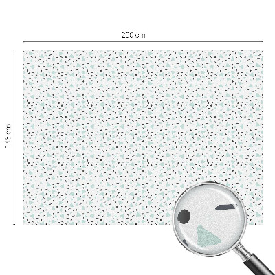 Witraż przyklejany na okno folia matowa Geometryczne figury