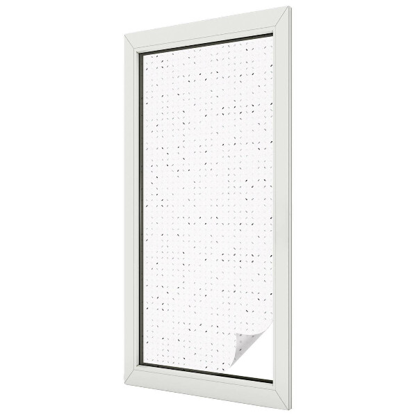 Folia mleczna na okno wzór witraż Minimalistyczne kropki