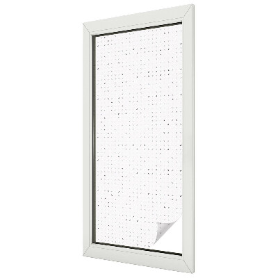 Folia mleczna na okno wzór witraż Minimalistyczne kropki