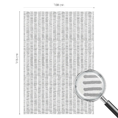 Witraż przyklejany na okno folia matowa Minimalistyczne linie