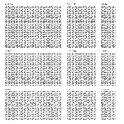 Witraż przyklejany na okno folia matowa Minimalistyczne linie